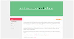 Desktop Screenshot of animationartshow.com